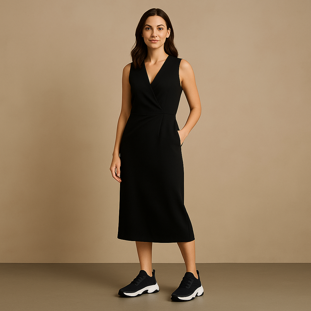 Evaria Elevated Sneakers - Women's in black