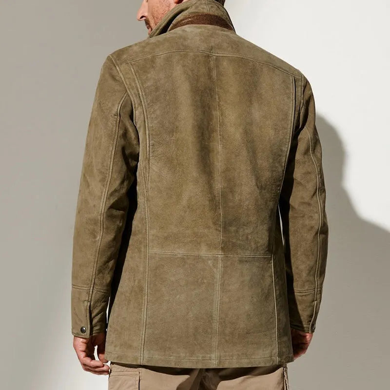 Reid Vintage Jacket - Unisex in dark brown
