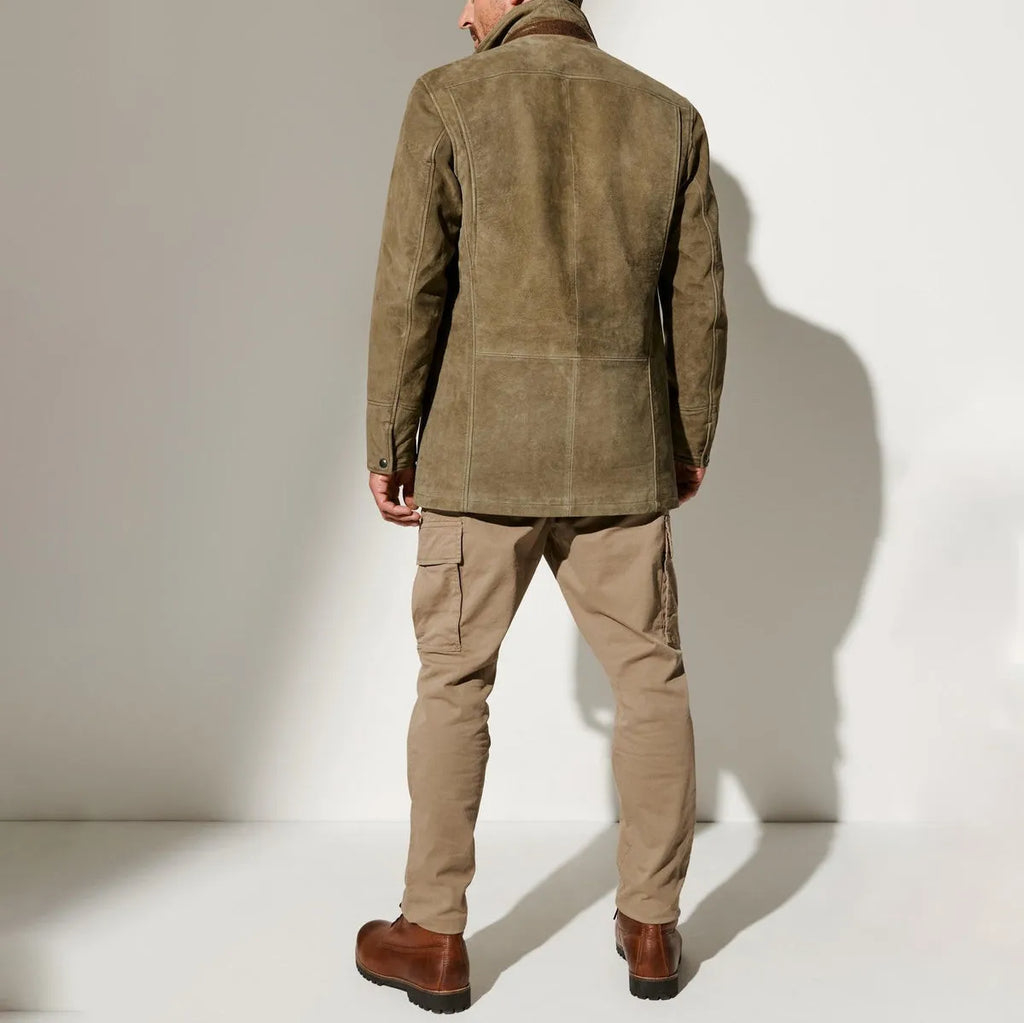 Reid Vintage Jacket - Unisex in dark brown