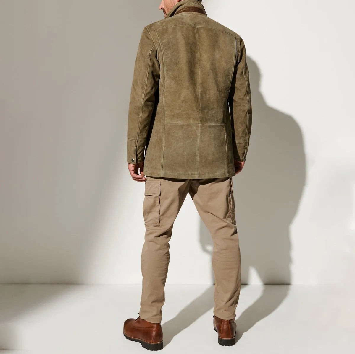 Reid Vintage Jacket - Unisex in dark brown