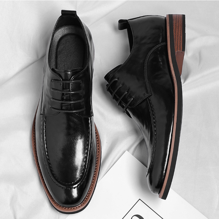 Vaughan Leather Derby Shoes - Men's in brown
