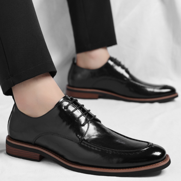 Vaughan Leather Derby Shoes - Men's in brown