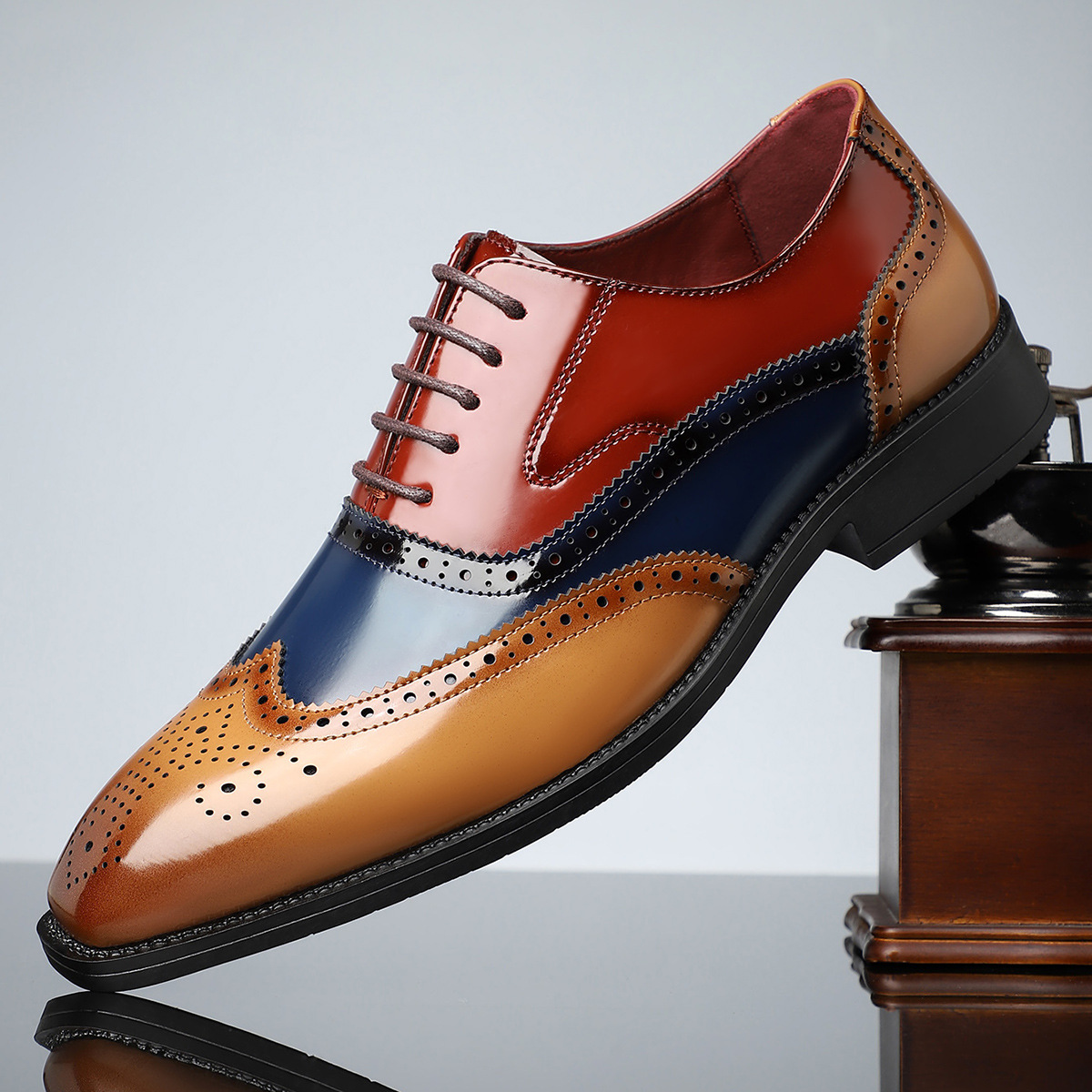 Stirling Leather Brogues - Men's