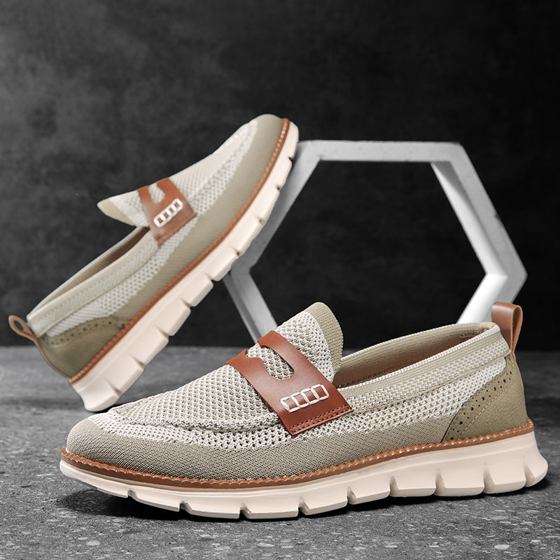 Langston Mesh Loafers - Men's in blue
