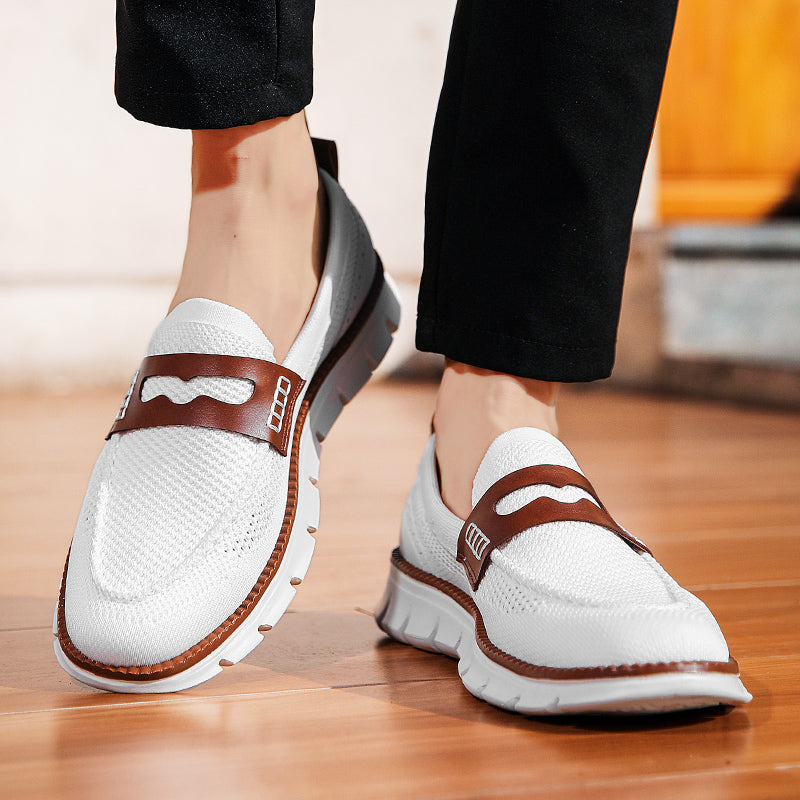 Langston Mesh Loafers - Men's in blue