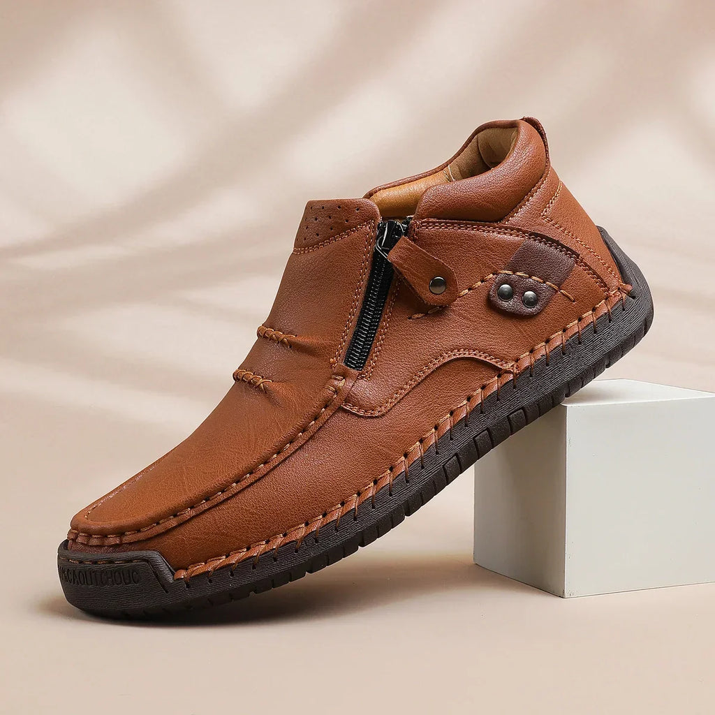 Aldgate Handmade Leather Shoes - Men's in dark brown