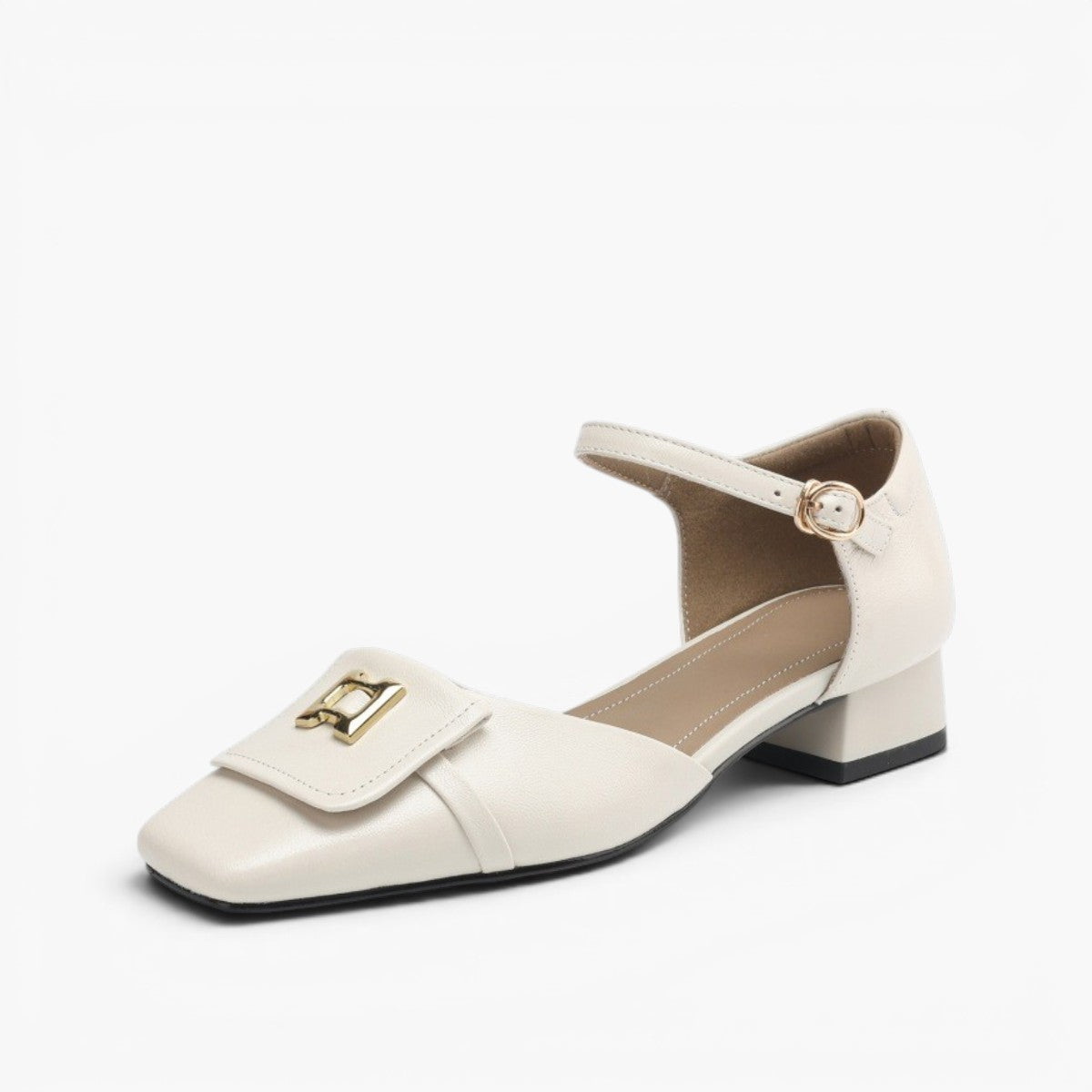Hartley Buckled Leather Mary Janes - Women's in pink