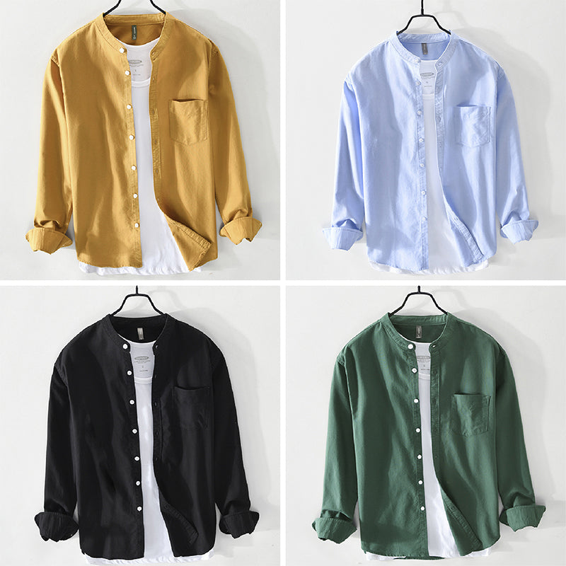 Florence Cotton Shirt - Men's in black