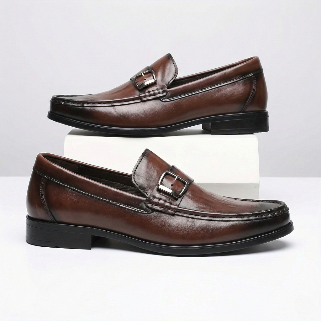 Lorenzo Leather Loafers - Men's in brown