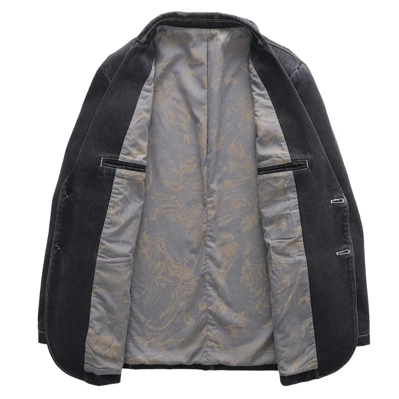 Billy Wilson Denim Jacket - Unisex in gray