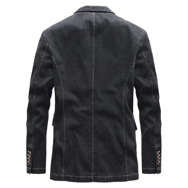 Billy Wilson Denim Jacket - Unisex in gray