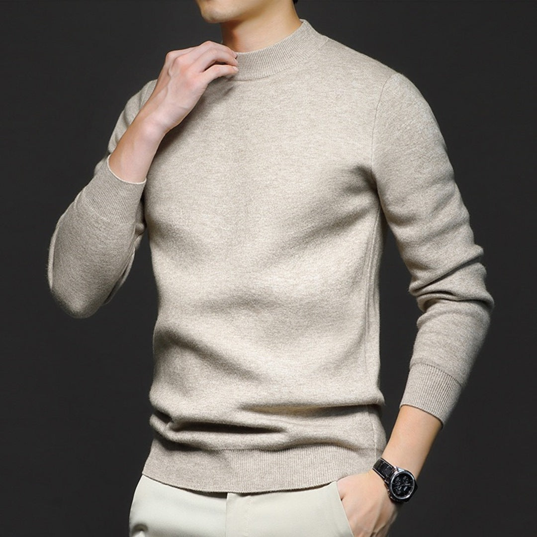 Beaumont Crew Neck Sweater - Unisex in beige