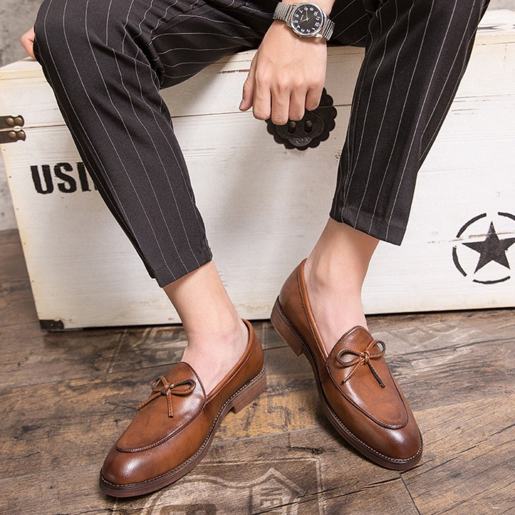 Armand Leather Loafers - Men's in brown