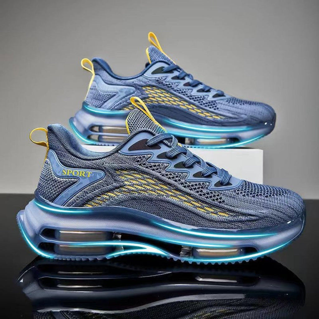 Finn Aero Knit Sneakers - Men's in blue