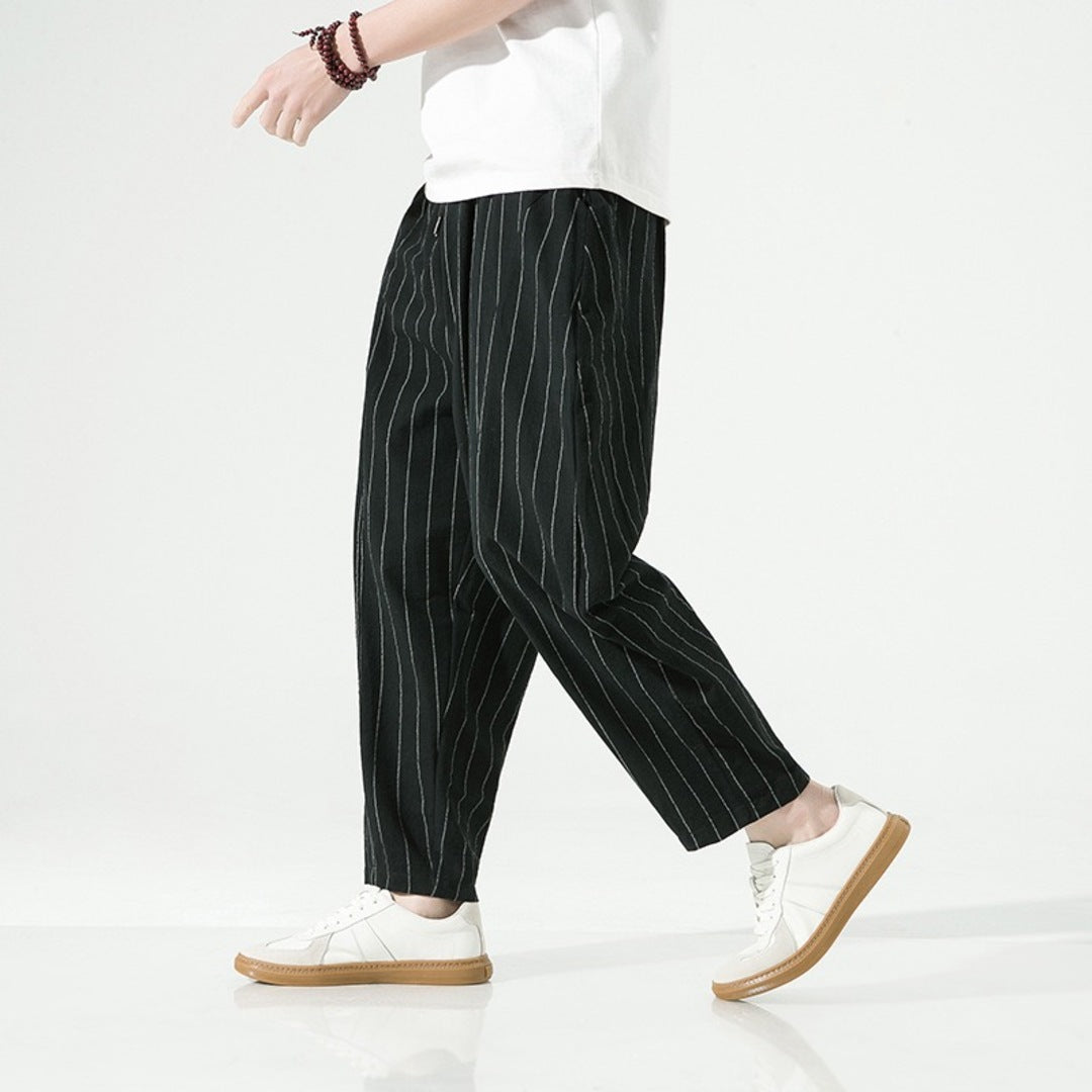 Asa Relaxed Tailored Pants - Unisex in blue
