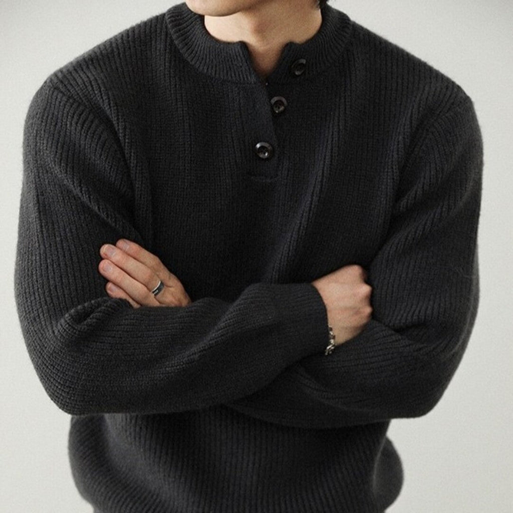 Ashbourne Henley Shirt - Men's in black
