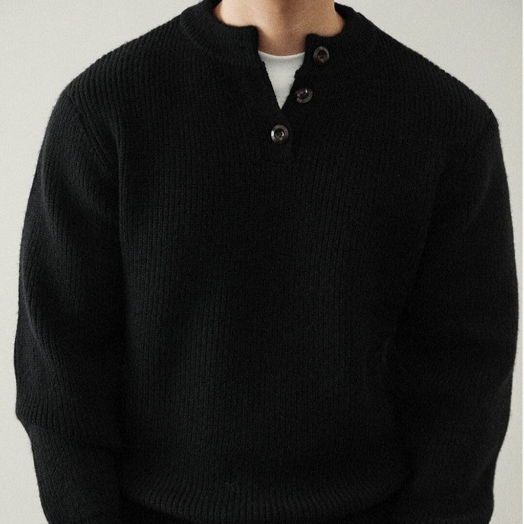 Ashbourne Henley Shirt - Men's in black