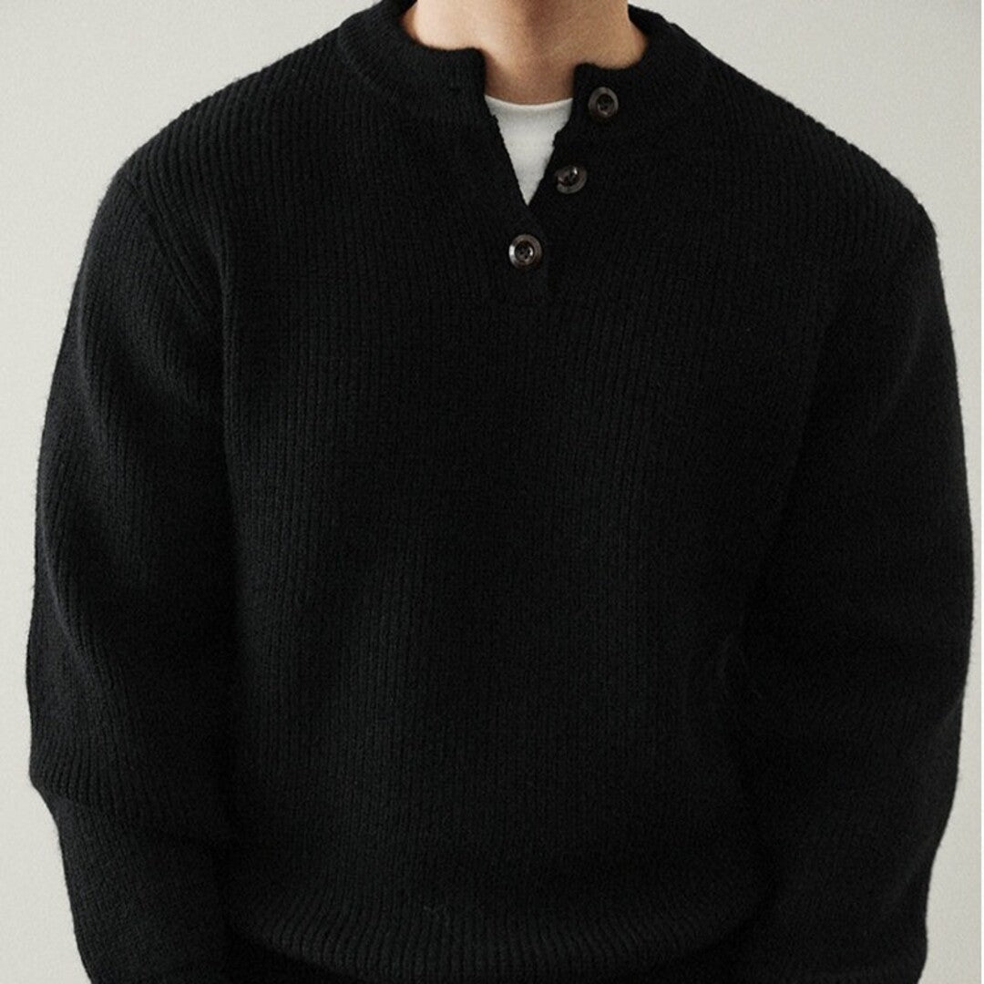 Ashbourne Henley Shirt - Men's in black
