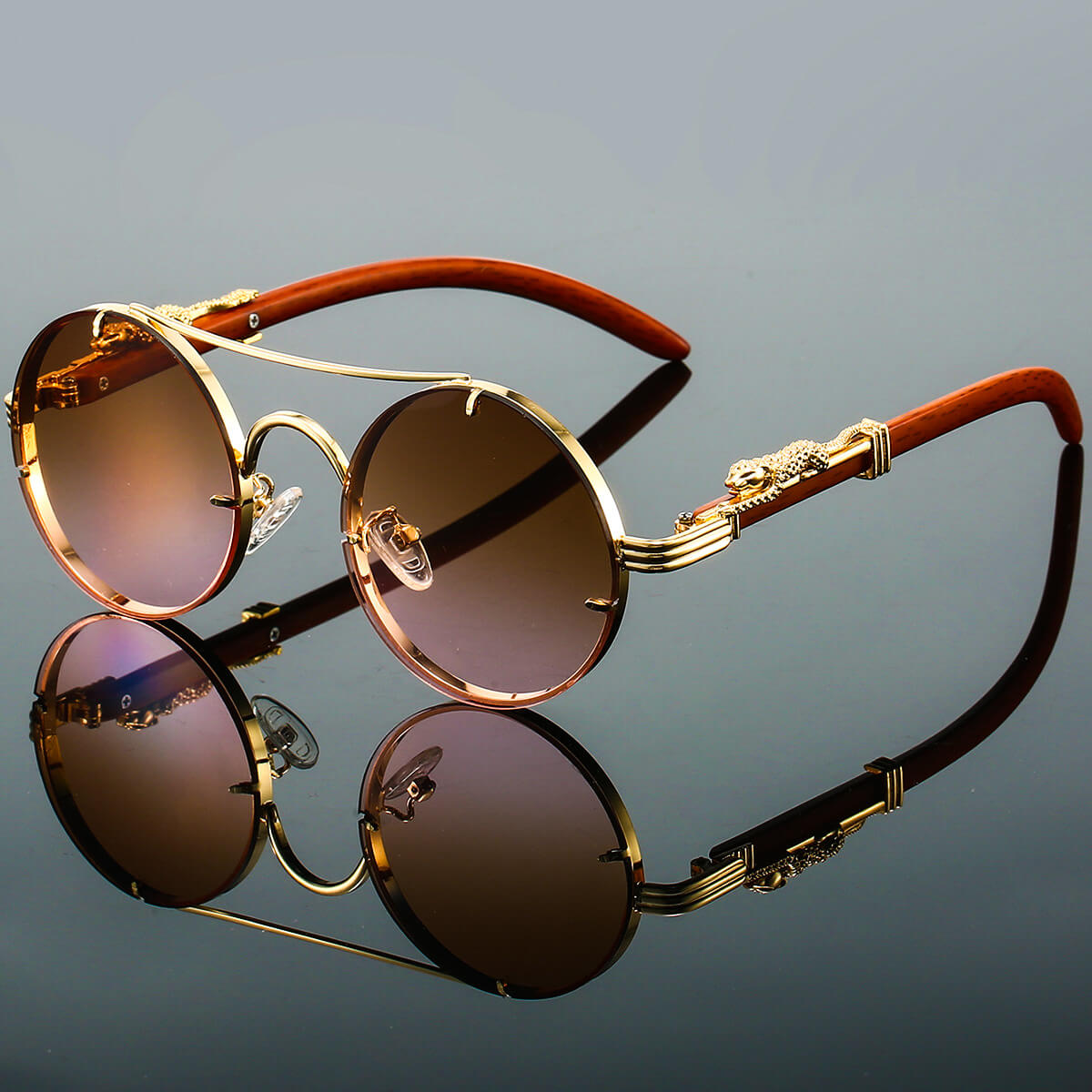 Orion Retro Sunglasses - Unisex in brown