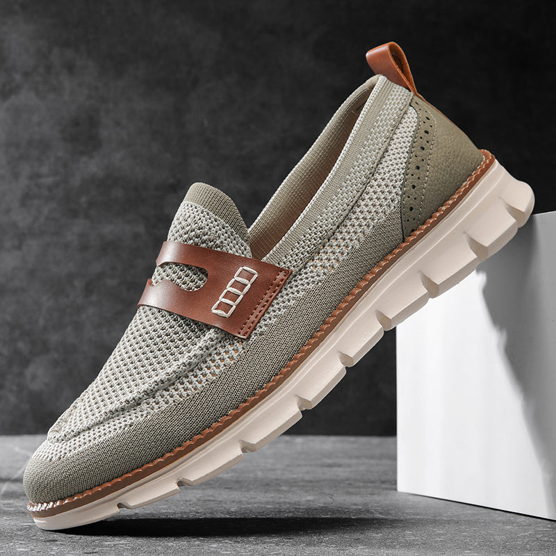 Langston Mesh Loafers - Men's in blue