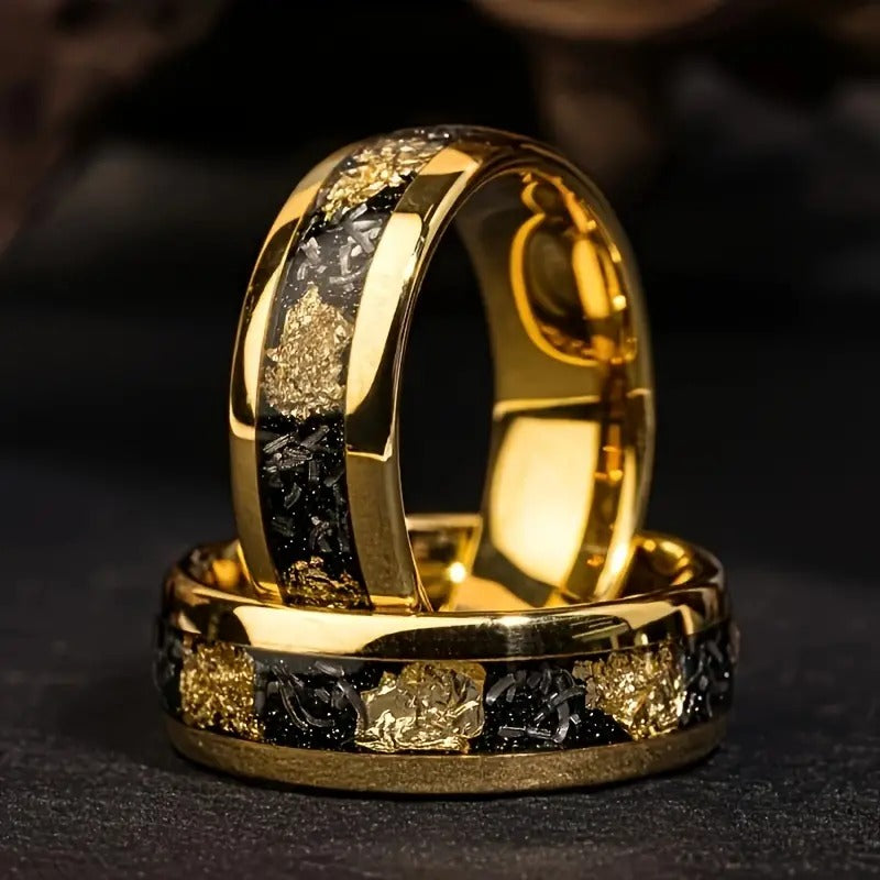 Hawthorne Monarch Ring - Unisex in black