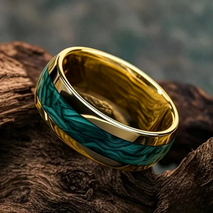 Hawthorne Monarch Ring - Unisex in black