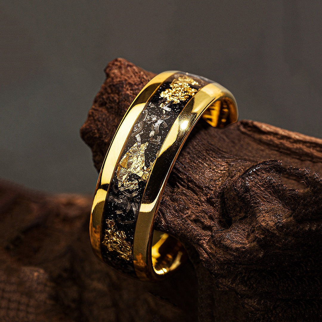 Hawthorne Monarch Ring - Unisex in amethyst