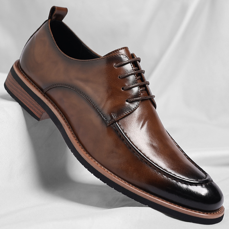 Vaughan Leather Derby Shoes - Men's