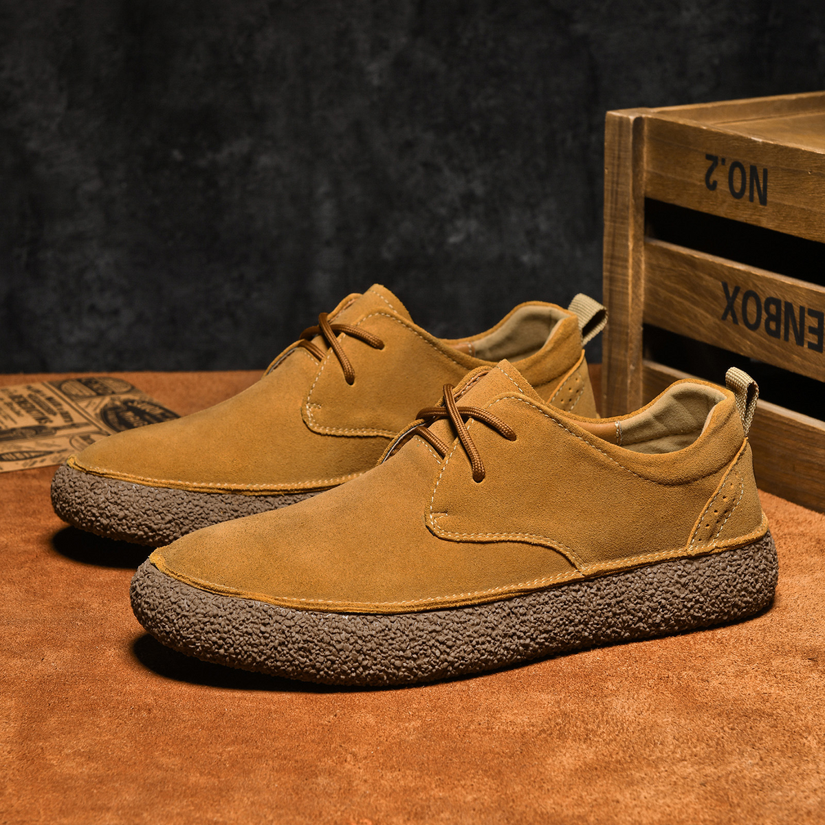 Dax Suede Shoes - Men's in brown