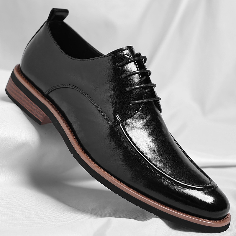Vaughan Leather Derby Shoes - Men's
