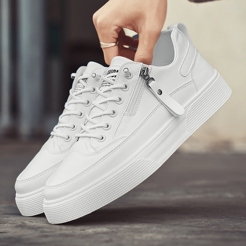 Hudson Leather Sneakers - Men's in white