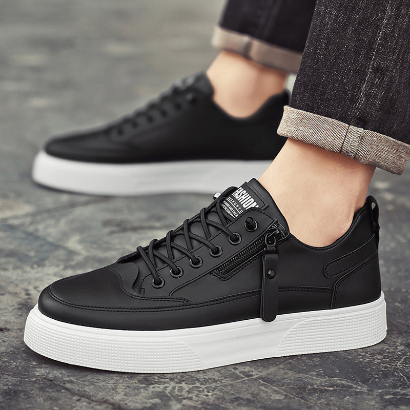 Hudson Leather Sneakers - Men's in white