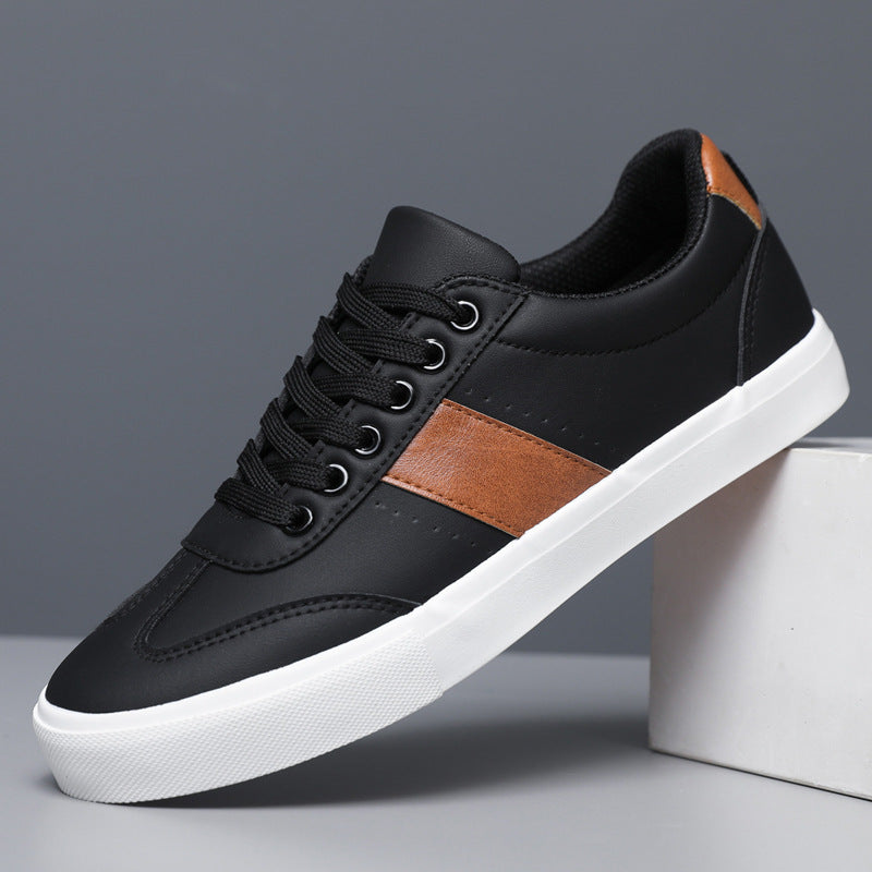 Vicci Leather Sneakers - Men's in black