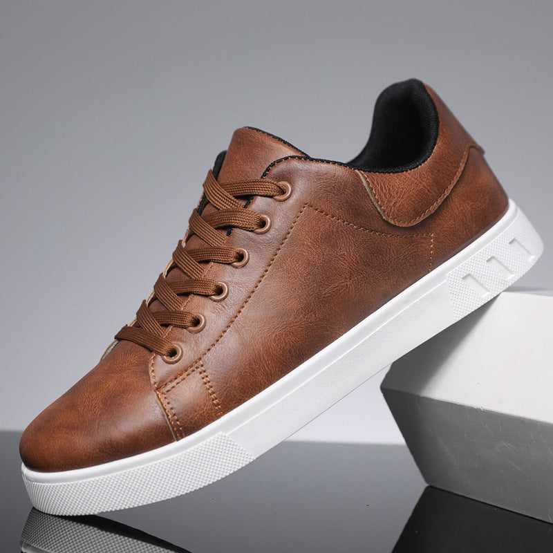 Berlin Leather Sneakers - Men's in black