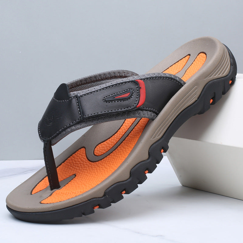 Langford Leather Sandals - Men's in brown