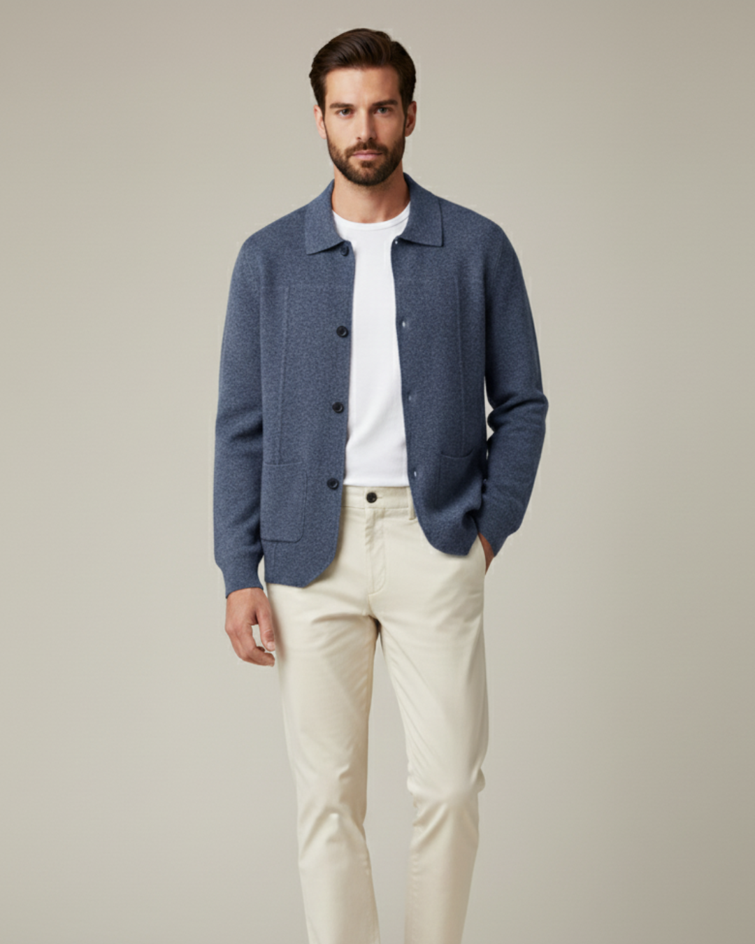 Pemberton Merino Overshirt - Men's in gray