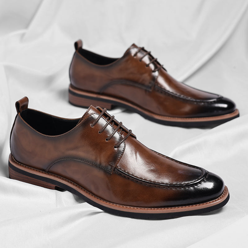 Vaughan Leather Derby Shoes - Men's