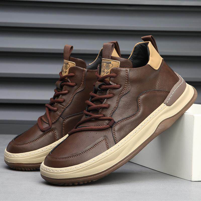 Alberti Leather Sneakers - Men's in green
