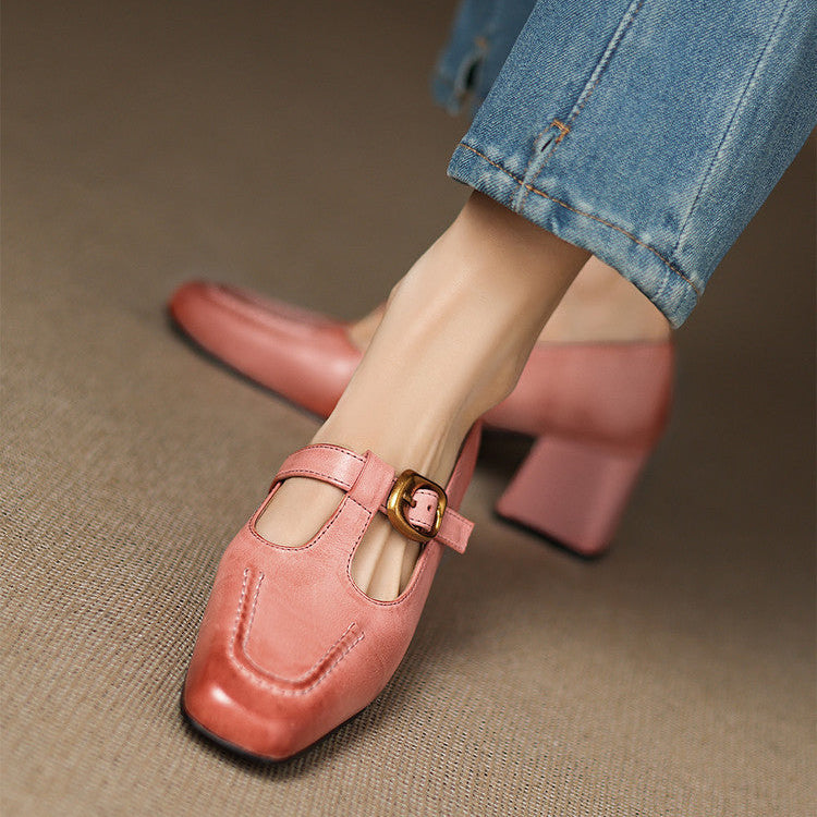Marlowe Leather Heels - Women's in brown