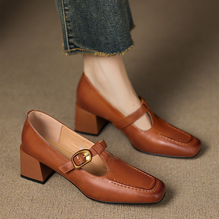Marlowe Leather Heels - Women's