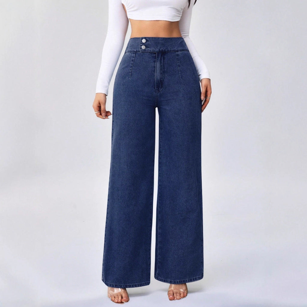 Celira High-Rise Jeans - Unisex in dark blue