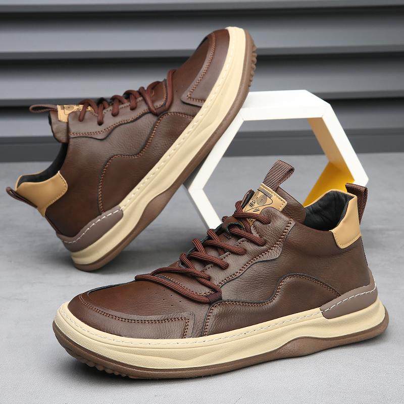 Alberti Leather Sneakers - Men's in green