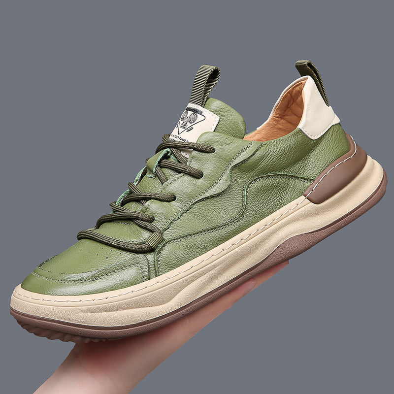 Noble Italiana Leather Sneakers - Unisex in white