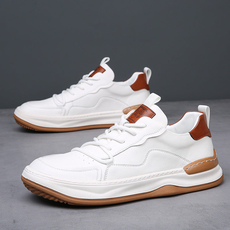 Noble Italiana Leather Sneakers - Unisex in white