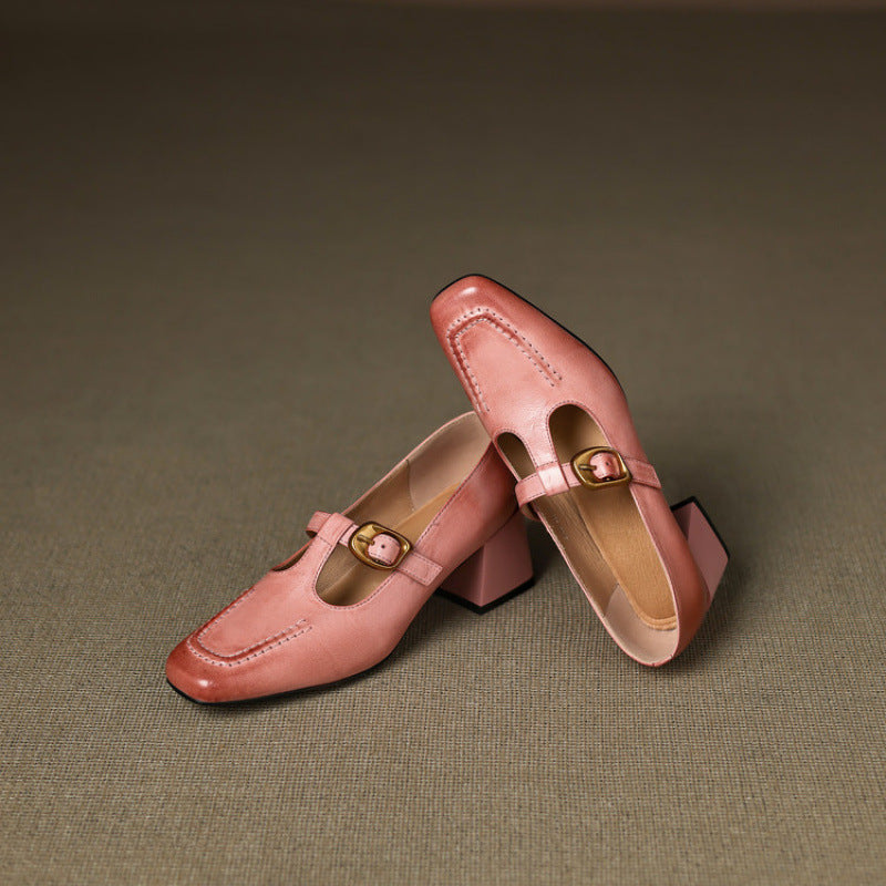 Marlowe Leather Heels - Women's in brown