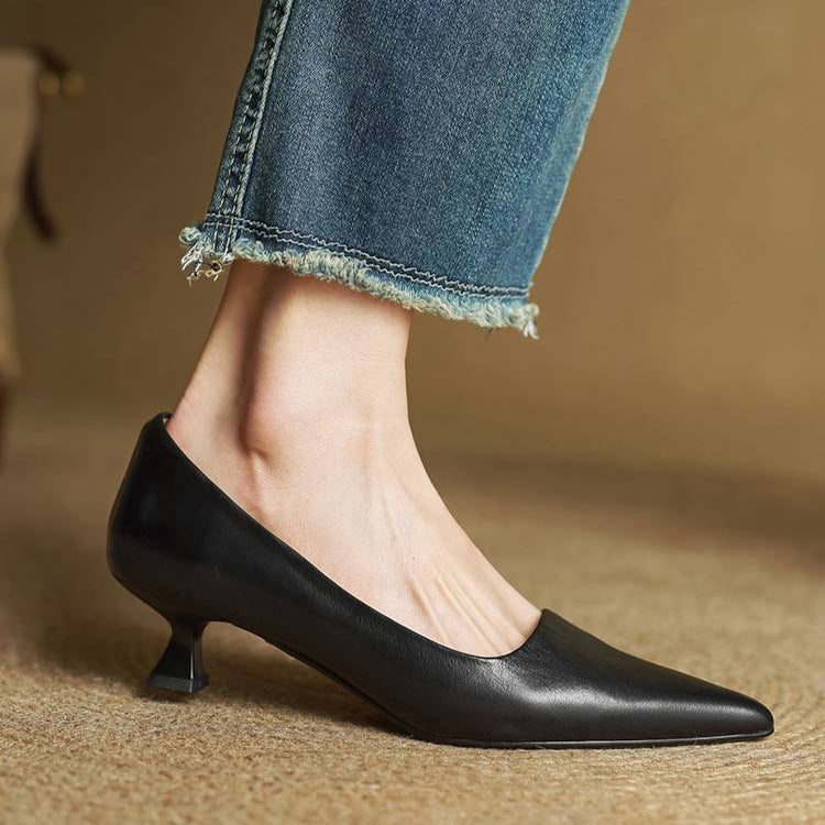 Hartley Leather Heels - Women's in red