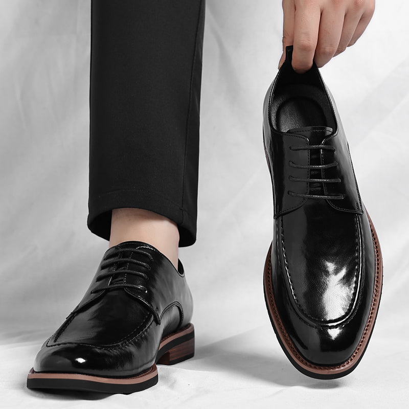 Vaughan Leather Derby Shoes - Men's in brown