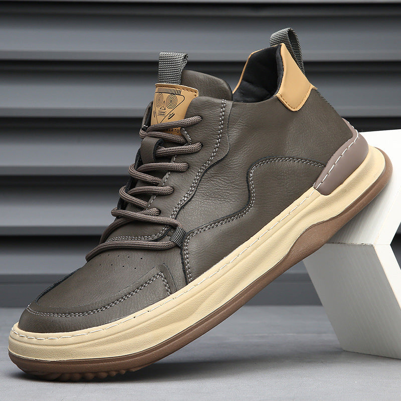 Alberti Leather Sneakers - Men's in green