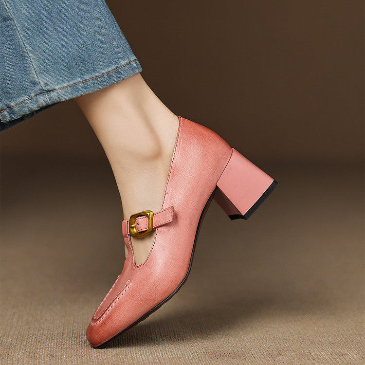 Marlowe Leather Heels - Women's in brown