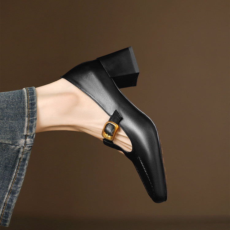 Marlowe Leather Heels - Women's in pink